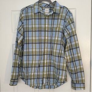 Gap Men’s Lived In Checkered Button Down Shirt